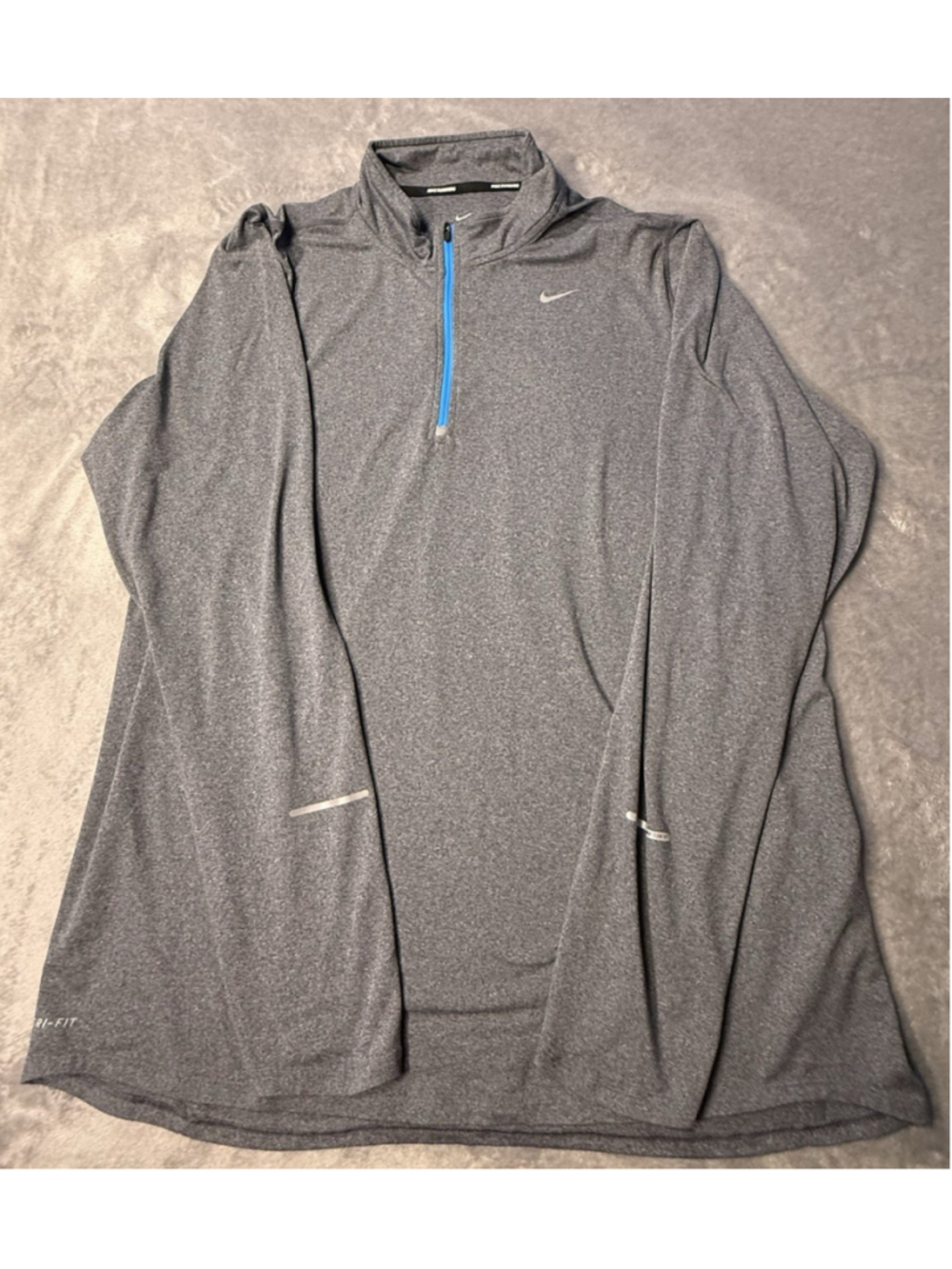 NIKE DRI-FIT RUNNING Men's Sports Workout Top Shirt Jogging Size XL
